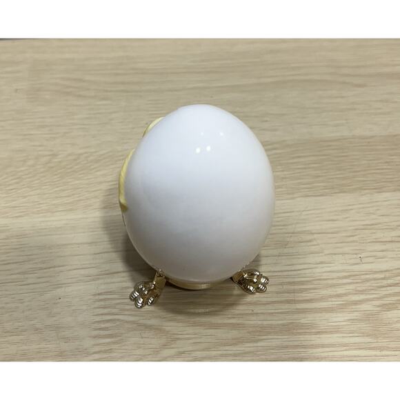 VTG Goebel W Germany First Edition Footed Porcelain Egg Baby Chick Easter 1978 - Picture 5 of 5